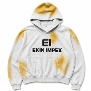 เสื้อฮู้ดดี้โอเวอร์ไซส์ผู้ชาย Ekin Impex ผ้าฝ้ายเฟรนช์เทอร์รี่ สไตล์ลำลอง สตรีทแวร์ พิมพ์ลายโลโก้ มีกระเป๋าหน้า ทรงพอดีตัวสำหรับฤดูใบไม้ร่วง - Product Image 1