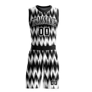 Tenue de Basketball Personnalisée Sublimée pour Équipe et Club, Vêtements de Sport 100% Polyester Anti-UV, Anti-Transpiration, Grandes Tailles - Product Image 2