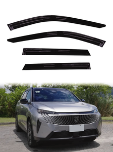 GCS 2024-ON Peugeot 5008 Slimline Transparente Negro Deflectores de coche Visera de ventana Escudos climáticos Material acrílico Cinta 3M - Product Image 2