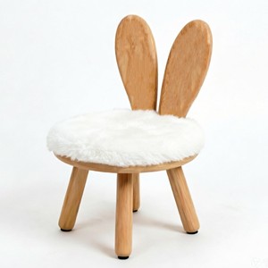 เก้าอี้กระต่ายไม้สนทำมือ - เฟอร์นิเจอร์เด็กน้ำหนักเบา - ขายส่ง - Product Image 4