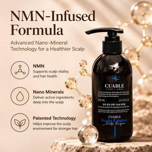 CUABLE SCALP ENIGMA 300 มล. เจลบำรุงเส้นผมสูตรเกาหลี ป้องกันผมร่วง ควบคุมความมัน บำรุงความชุ่มชื้น ขจัดรังแค ใช้ได้ทุกวันสำหรับทั้งชายและหญิง - Product Image 2