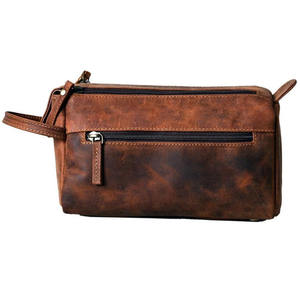 Sacs cosmétiques de haute qualité en gros, trousse de toilette de voyage, trousse de maquillage rayée pour homme, en vente à prix raisonnable - Product Image 1