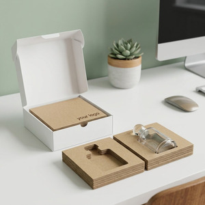 Custom Die Cut Cardboard Insert box for <b>Perfume</b> Essential Oil Bottle, Gift Box Inner <b>Tray</b>, Private Label Packaging Manufacturer - Product Image 3
