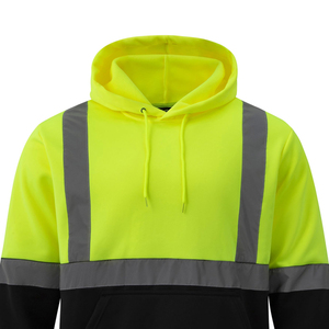 Sudaderas de Seguridad de Alta Visibilidad para Obras de Construcción, Cálidas, Cómodas, Duraderas, Reflectantes, de Poliéster, Ignífugas, de Secado Rápido - Product Image 4