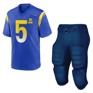 Customized Design Printed American Football Uniform Premium Quality 100% Polyester Lightweight Quick Dry Hot Selling <b>Cheap</b> Price - Product Image 1