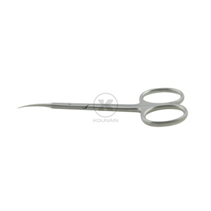 KOUNAIN señoras 10cm 420 J2 Acero inoxidable tijeras para cutículas hoja recta depilación herramienta de belleza punta afilada para uso en manicura - Product Image 6