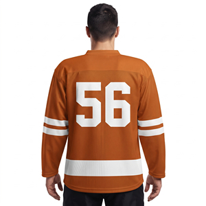 Maillot de hockey sur glace personnalisé en mesh de qualité supérieure pour hommes, maillot de hockey sur glace pour hommes à manches longues - Product Image 2