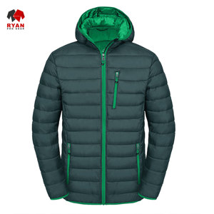 เสื้อแจ็คเก็ตพัฟเฟอร์แบบกำหนดเองสำหรับผู้ชาย ยี่ห้อ Ryan Pro Gear ผลิตจากผ้าระบายอากาศได้ดี พร้อมโลโก้แบบกำหนดเอง ลายเรียบ - Product Image 6