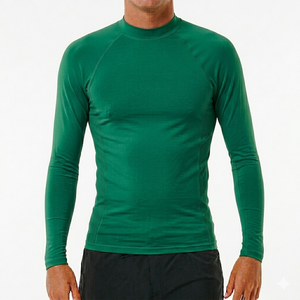 Camiseta de Protección Solar de Manga Larga para Hombre, Spandex/Poliéster, Protección UV, Secado Rápido, Anti-Atrito, para Deportes - Product Image 1