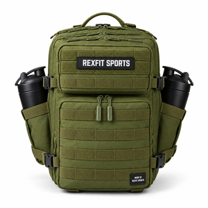 Mochila Deportiva de Gran Capacidad, Organizador de Equipo Deportivo Personalizado con Compartimentos Delanteros con Cierre para Entrenamiento en el Gimnasio y Correa para el Hombro - Product Image 1