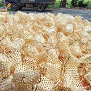 Caja de almacenamiento de ratán tejida redonda tejida a mano, estilo Romero Vintage Natural, regalo perfecto para comedor, hogar u oficina - Product Image 6