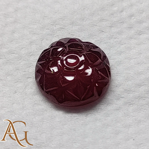 Camafeo tallado en cristal de rubí natural, gema suelta de color rojo, para fabricación de joyas, proveedores mayoristas, mejor precio - Product Image 2