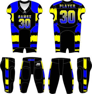 American Football Team Uniform Set | Custom Logo Name Number - Product Image 1