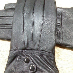 Gants de cyclisme en cuir de mouton pour homme, hiver, décontractés, résistants à l'usure, pour l'extérieur, avec doublure - Product Image 6