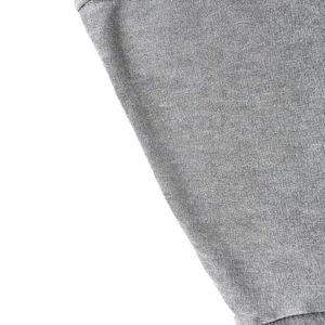 Conjunto de Camiseta y Pantalones Cortos de Algodón Gris para Hombre, Cuello Redondo, Ropa Casual de Verano, Tejido Transpirable, Color Sólido, Ajuste Cómodo - Product Image 4