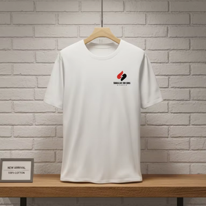 Camiseta de Hombre OEM de Alta Calidad, 100% Algodón, Lisa, Cuello Redondo, Manga Corta, Suave, Transpirable, Anti-Pilling, con Logotipo Personalizado, Venta al Por Mayor - Product Image 3