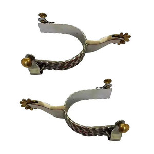 Espuelas de Equitación de Acero Inoxidable Duraderas, Reutilizables, con Opciones de Diseño Personalizado, Logotipo Personalizado, Equipo Ecuestre Profesional de Larga Duración - Product Image 1