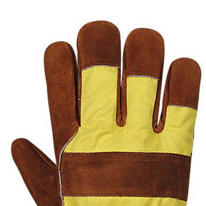 Best Performance Cowhide Split Leather Working Gloves Heavy Duty Hand Protection Safety Construction Durable <b>Top</b> Quality Gloves - Product Image 2