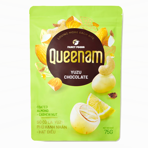 Bonbons au chocolat en dragées en gros, très demandés, HALAL 75G, amandes et noix de cajou enrobées de chocolat Yuzu, service OEM/ODM - Product Image 1