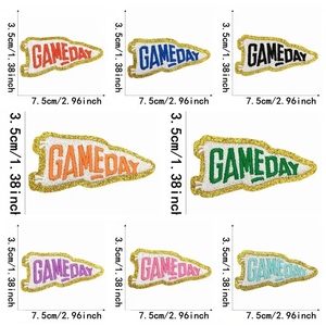 Bulk Production Chenille Patch with High Density <b>Yarn</b> and Custom Shapes, Premium Apparel Accessories for Fashion Brands - Product Image 4