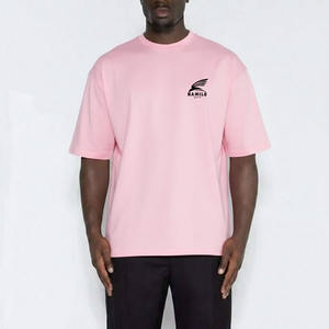T-shirt noir à manches courtes pour homme HAMILO, coupe classique, col rond, en jersey de coton, décontracté, lavé, uni, devant vierge - Product Image 2
