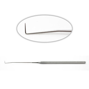 Aguja de Austin Ligeramente Curvada, Instrumento Quirúrgico de Otología de Acero Inoxidable Premium, CE ISO, Reutilizable, Herramienta para Oído Medio de 16 cm - Product Image 2