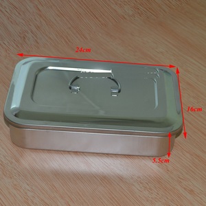 Bandeja Quirúrgica Médica Reutilizable de Acero Inoxidable Dogmatic International de 24 cm x 16 cm, Plato Dental, Herramienta Manual para Instrumentos de Laboratorio - Product Image 3