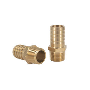 Raccord de tuyauterie réducteur mâle CNC de précision avec tête hexagonale filetée G, surface dorée polie, résistant aux hautes pressions - Product Image 4