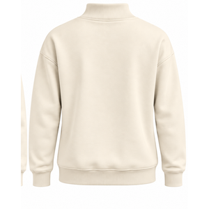 Custom <b>Women</b> Turtleneck Sweatshirt <b>Long</b> Sleeve Pullover Loose Fit Casual Fleece High Neck Winter Streetwear Fashion <b>Jumper</b> Top - Product Image 2