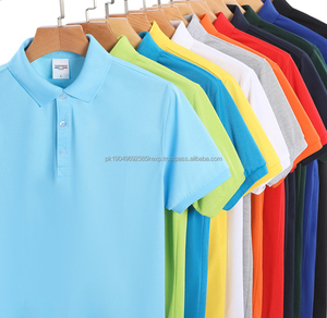 T-shirt Polo da uomo taglie forti in cotone pesante 210gsm di alta qualità Polos De Hombre <span class=keywords><strong>Moda</strong></span> personalizzate