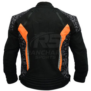 Motorbike Leather Jacket Men Riding Gear Protective Durable Streetwear Racing Outdoor Premium Quality Fashion Wear Design - Product Image 2