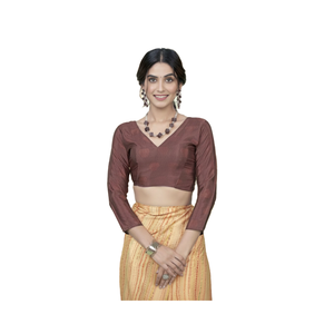 Sari en crêpe de soie imprimé numérique RN exclusif, vêtements ethniques indiens pour femmes, fournisseur en gros de saris imprimés - Product Image 3