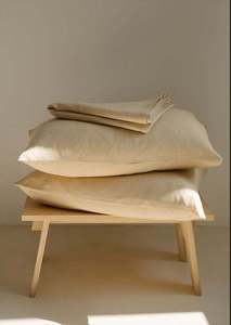 Parure de couette 100% coton avec deux taies d'oreiller, tissage doux 300TC, pour la maison, l'hôtel, les chambres de mariage, usage quotidien. - Product Image 3
