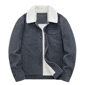 Men's Thick Cotton Jacket New Style <b>Large</b> Size Men's Cotton Jacket with Lining Thickened Enlarged Warm Cotton Jacket - Product Image 2
