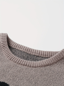 Suéter de lana 100% para hombre, estilo patchwork, anti-pilling, de alta calidad, para invierno 2026 - Product Image 2
