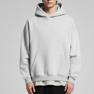 Sudadera con Capucha Extra Grande para Hombre, Ecológica, de Invierno, Personalizada, 200 Gramos, Logotipo Frontal Impreso en Serigrafía, 100% Algodón - Product Image 3