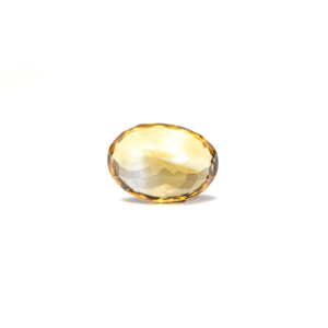 4.75 Carat Faceted Oval Citrine Loose Gemstone for Fine Jewelry - Product Image 2