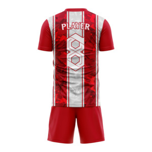 เสื้อฟุตบอลชายแขนสั้นคุณภาพสูง ระบายอากาศได้ดี แห้งเร็ว รับผลิตตามแบบ OEM โรงงานไทย ขายส่ง ชุดทีมสโมสร - Product Image 2