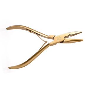 Alicates para extensiones de cabello multiusos para aplicación de microanillos y nanoring, herramienta de rendimiento fuerte con agarre suave para peinado - Product Image 3