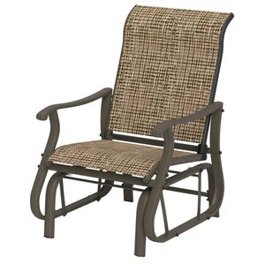 Poltrona da Esterno Marrone Chiaro per Terrazzo e Giardino, Comoda Sedia con Braccioli - Product Image 5