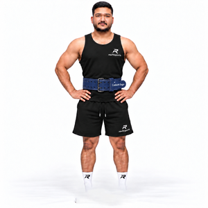 <b>Men</b> Adjustable Leather Powerlifting <b>Belt</b> Gym Training Waist Support Custom Logo Private Label Wholesale OEM Equipment Fitness - Product Image 6