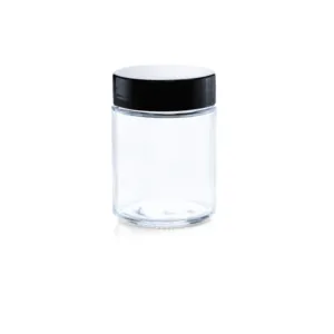 180克180毫升6盎司玻璃罐，带圆盖，用于食品储存包装，可接受豪华定制
