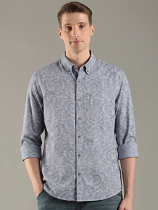 Camisa Casual de Hombre Enovate, Doble Botonadura, Manga Larga, Transpirable, 100% Algodón, con Logotipo en la Parte Posterior del Cuello, para Primavera - Product Image 3