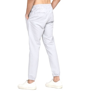 กางเกงวิ่งผู้ชายแบบสั่งตัด ป้องกันรอยยับ ผ้าแคนวาสน้ำหนักเบา สีพื้น ทรงเข้ารูป ดีไซน์เรียบง่าย สไตล์ลำลอง รุ่น 2026 - Product Image 5