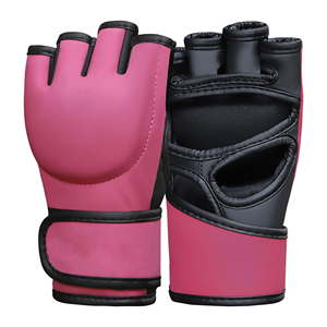 Gants de combat MMA demi-doigts pour adultes, en cuir PU noir, motif griffe de tigre, pour entraînement de Muay Thai et de combat MMA en salle de sport - Product Image 5