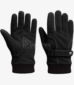 Gants de moto en cuir de vachette robuste avec protection renforcée pour les jointures, idéaux pour la course – Vente en gros à bas prix - Product Image 3