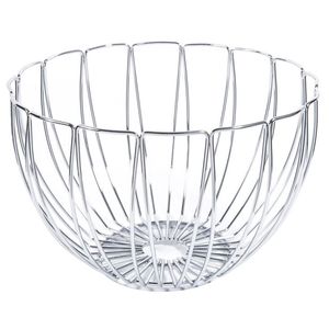 Panier à fruits en fil métallique, bol rond en métal, support décoratif pour légumes, pain, collations, articles ménagers, rangement - Product Image 1