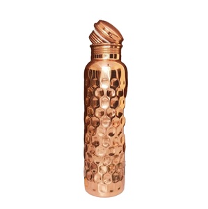 Botella de agua de cobre con estampado de flores a la moda, en varios colores, a precio de mayorista para uso en oficina y gimnasio. - Product Image 5