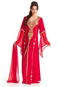 Vêtements islamiques traditionnels musulmans de Dubaï, kaftan à manches longues, abaya, jubbah, longueur au sol, mode ethnique pour femmes, grandes tailles - Product Image 5