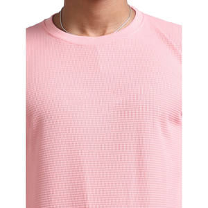 Ensemble de survêtement court décontracté pour homme, personnalisé, respirant, en molleton 100 % coton, imprimé par transfert thermique, col rond, pour la gym - Product Image 4